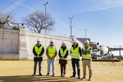 Las obras del Centro de Interpretación del Castillo y su entorno avanzan a buen ritmo para dotar a la fortaleza de una infraestructura que multiplique el interés de las visitas