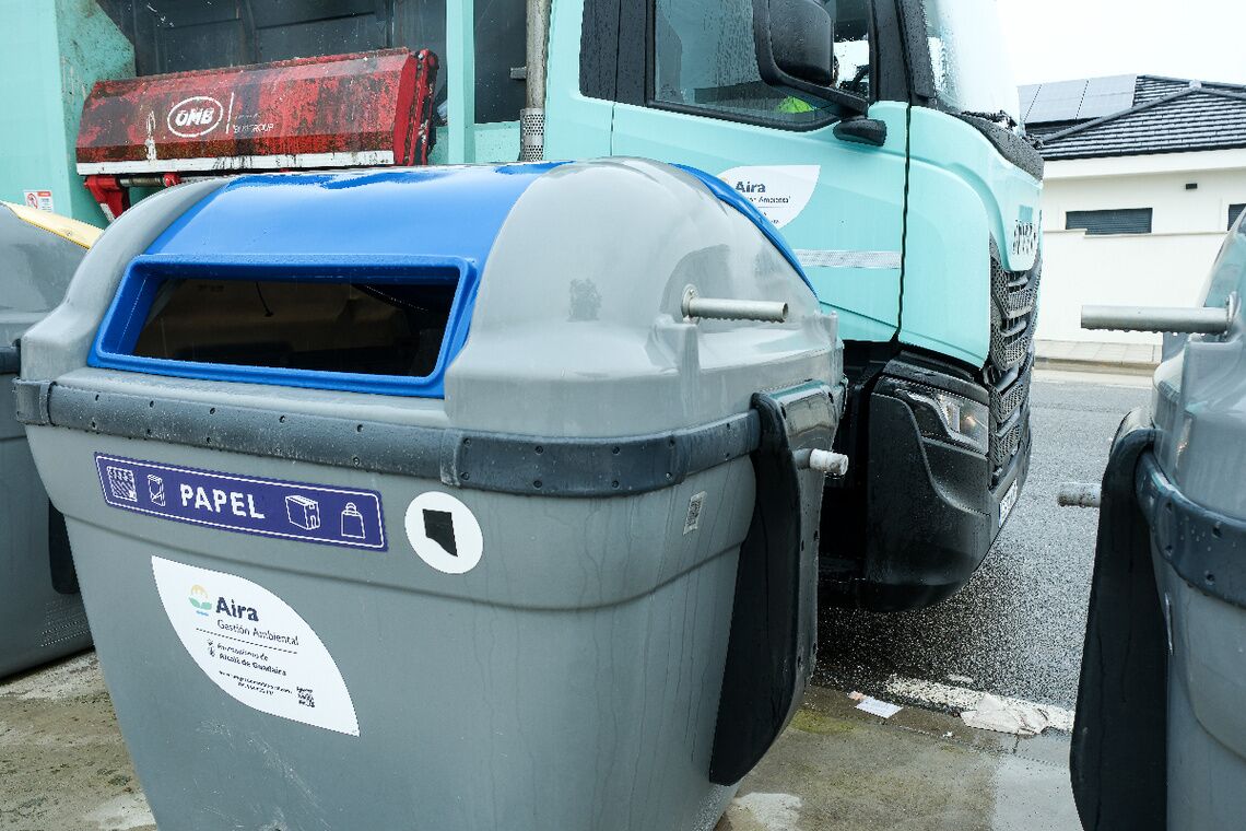 AIRA Gestión Ambiental cerró la campaña  de Navidad con 60 toneladas de cartón recogidas
