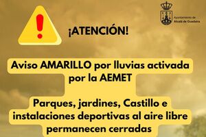 AVISO amarillo por tormentas el 6 de febrero desde las 14:00 h