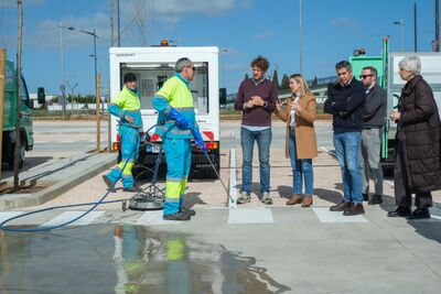 Aira Gestión Ambiental incorpora cuatro nuevos vehículos para reforzar la limpieza pública