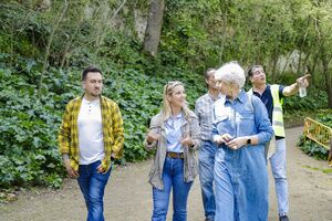 La alcaldesa comprueba los últimos proyectos para la puesta  en valor del Monumento Natural