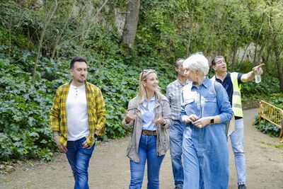 La alcaldesa comprueba los últimos proyectos para la puesta  en valor del Monumento Natural Riberas del Guadaíra
