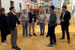 ​ Culmina la infraestructura hidráulica de la segunda fase de la calle Ntra Sra del Águila y la Plaza del Cabildo