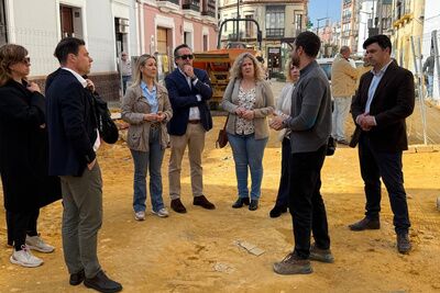 ​Culmina la infraestructura hidráulica de la segunda fase de calle Ntra Sra del Águila y Plaza del Cabildo