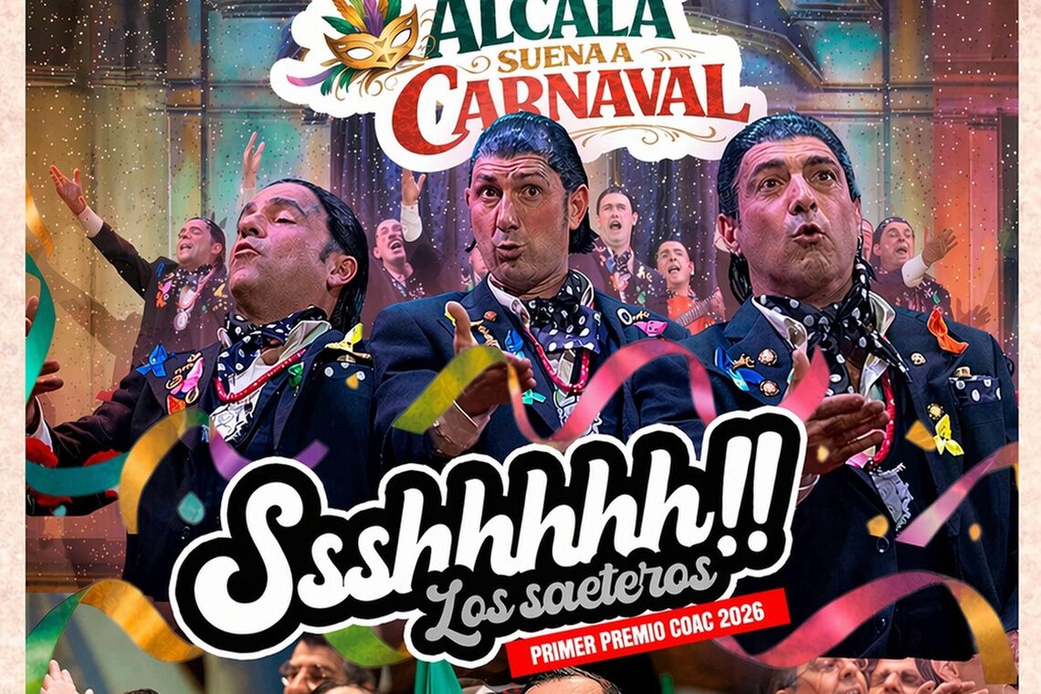 Segunda función para escuchar al Bizcocho y El Patriota, tras el éxito de ventas de ‘Alcalá Suena a Carnaval’