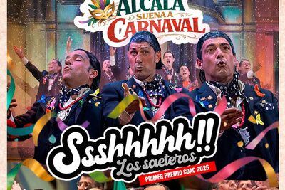 Segunda función para escuchar al Bizcocho y El Patriota, tras el éxito de ventas de ‘Alcalá Suena a Carnaval’
