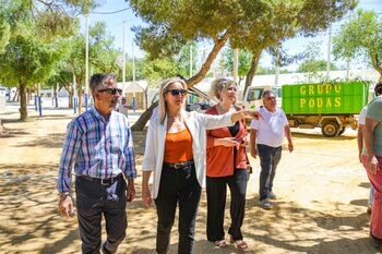 Alcalá ultima los trabajos en el recinto de San Juan para la celebración de su Feria