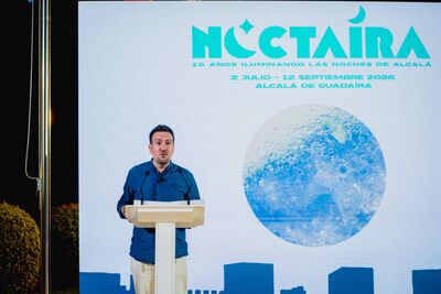 Noctaíra 2026 celebra su décimo aniversario ‘10 años iluminando las noches de Alcalá’