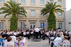 ​La Harinera del Guadaíra rebosó de talento y acordes con ​el VI Festival de Bandas de Música ‘Ciudad de Alcalá’