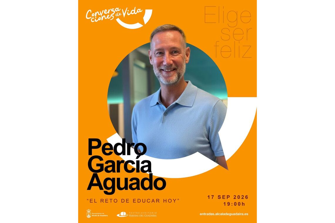 Pedro García Aguado abre el ciclo «Conversaciones de vida» hoy en el Riberas del Guadaíra
