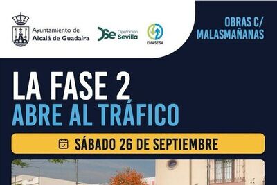 La Fase 2 de la calle Malasmañanas abre al tráfico este sábado 26 de septiembre