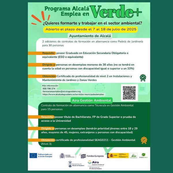 Programa Alcalá Emplea en Verde+