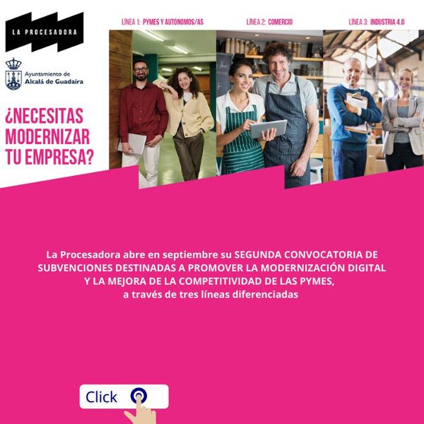 2ª convocatoria Subvenciones modernización digital y mejora de la competitividad